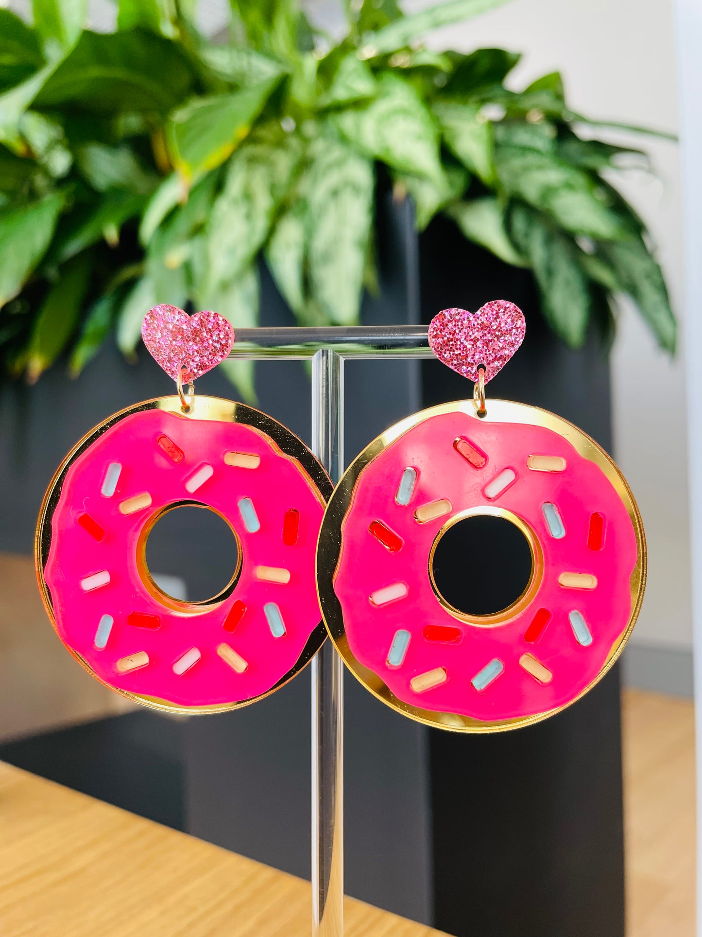 Donut Hoop Earrings