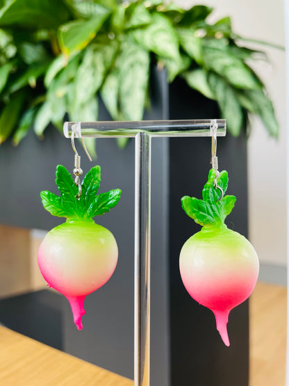 Cute Radish Earrings