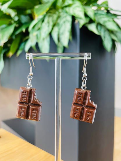 Chocolate Bite Earrings