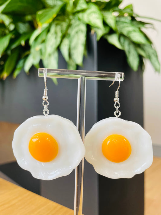 Fried Egg Earrings