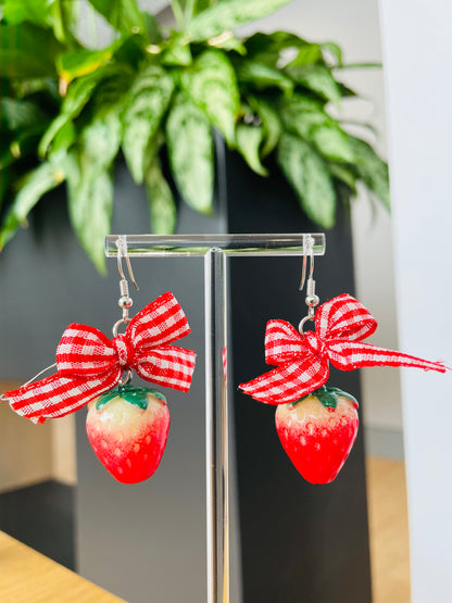 Strawberry Picnic Earrings 