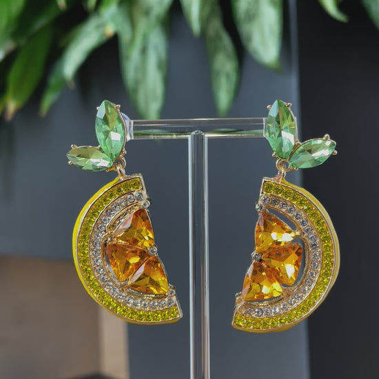 Lemon Slice Earrings 