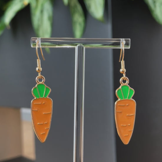 Carrot Earrings