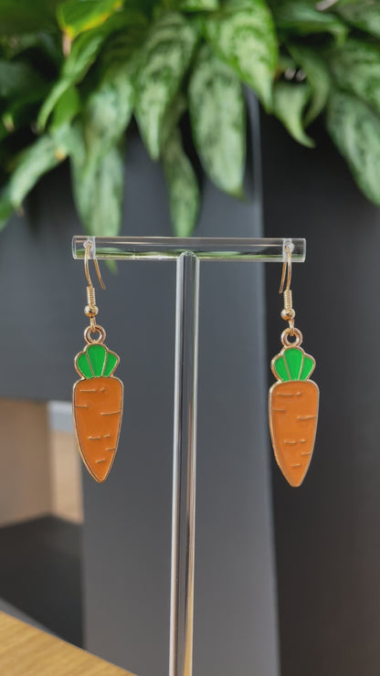 Carrot Earrings