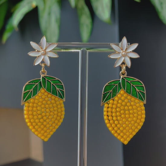 Lemon Earrings 