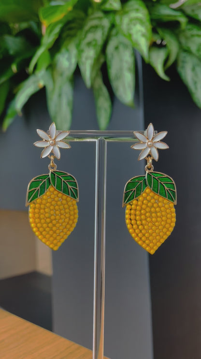 Lemon Earrings 