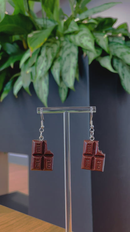 Chocolate Bite Earrings 