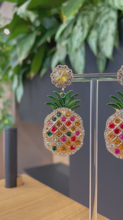Tropical Pineapple Earrings