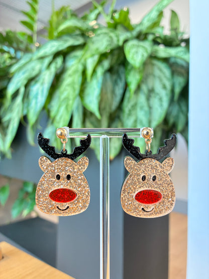 Christmas Reindeer Earrings