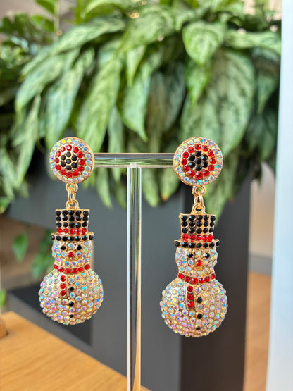 Snowman Earrings